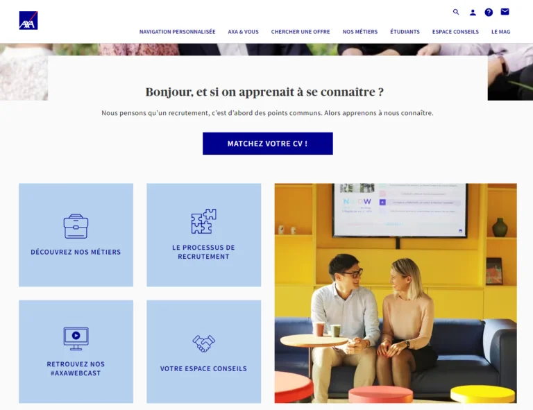 page carriere d'axa